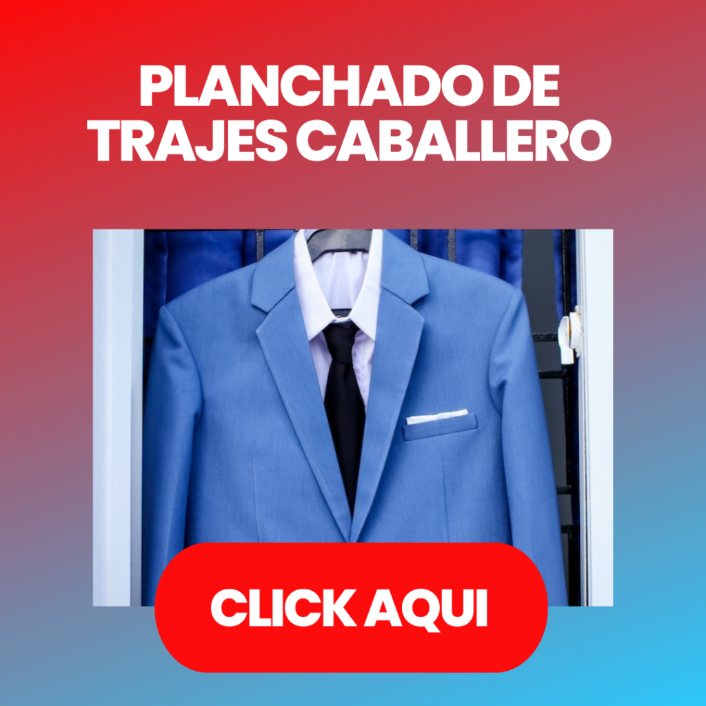 Planchado de trajes de caballero a domicilio tintoclick.com