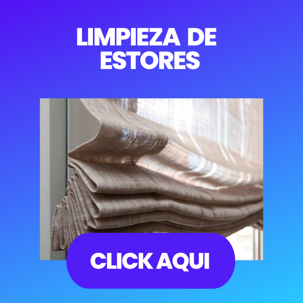 Limpieza de Estores