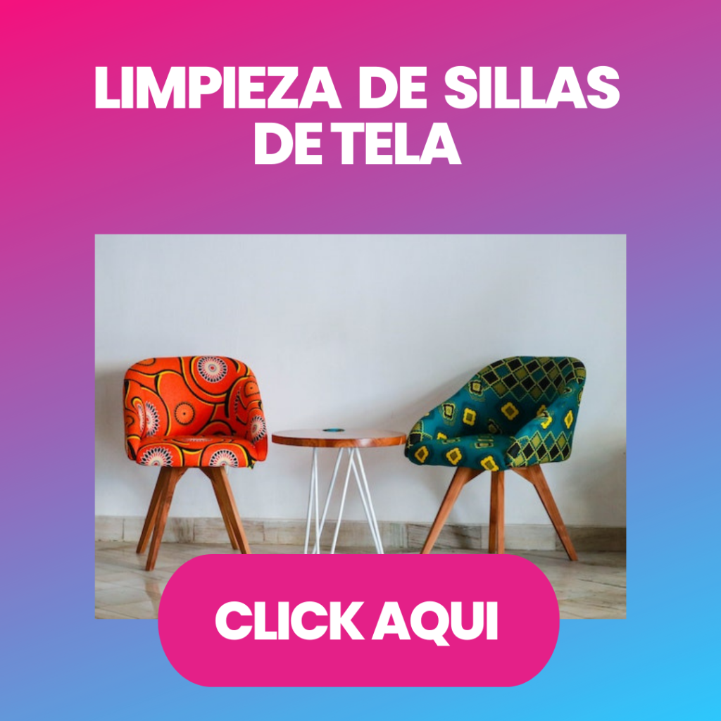 Limpieza de sillas de tela